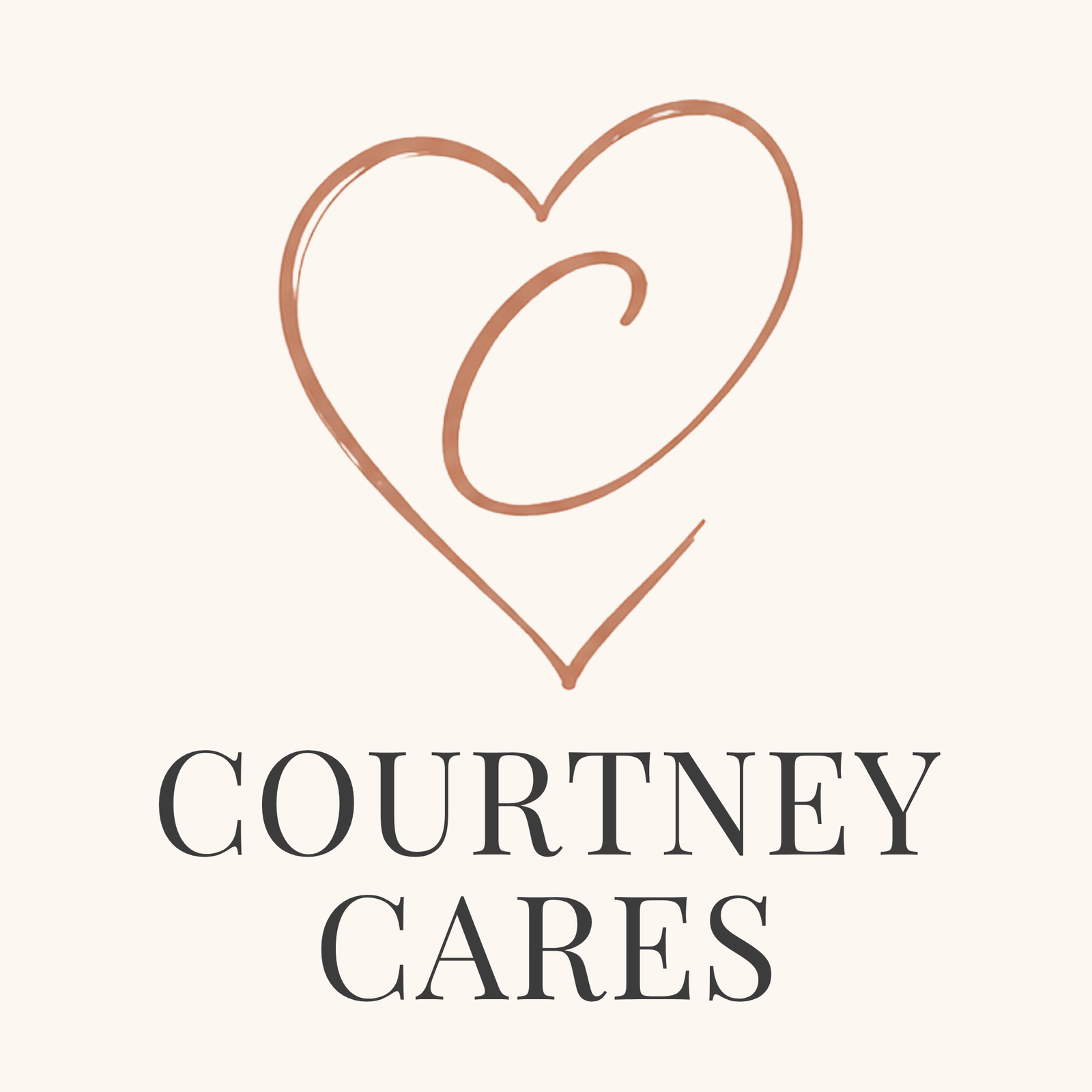 Courtney Cares official logo